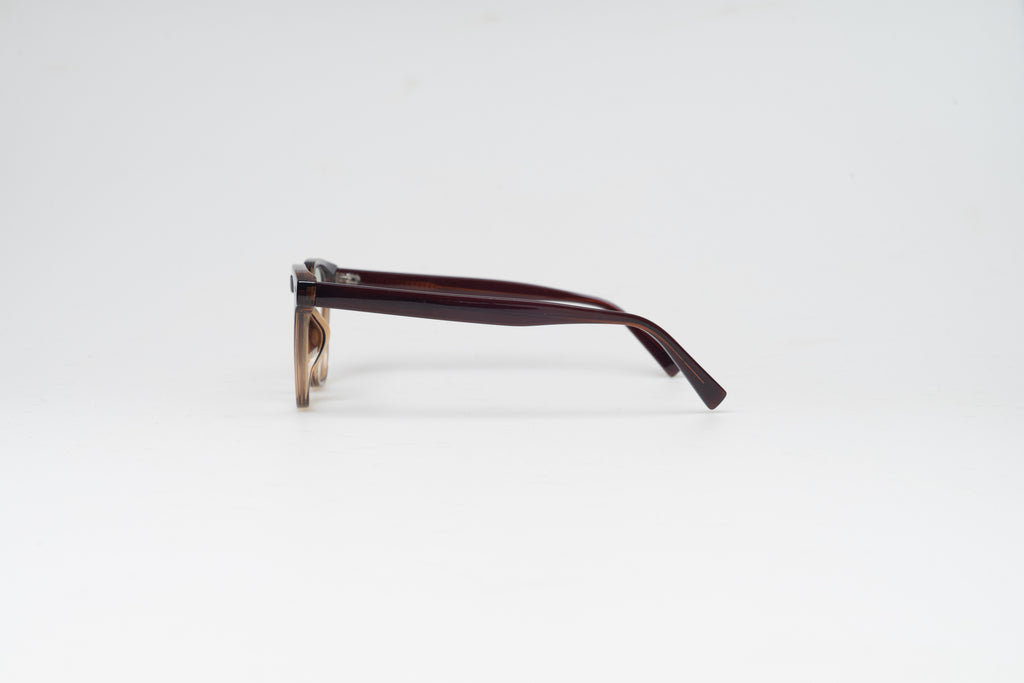 Milo Two-tone amber temple