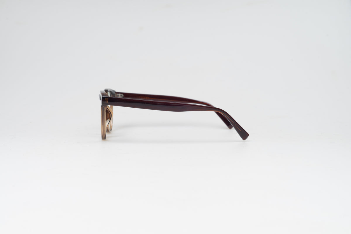 Milo Two-tone amber temple